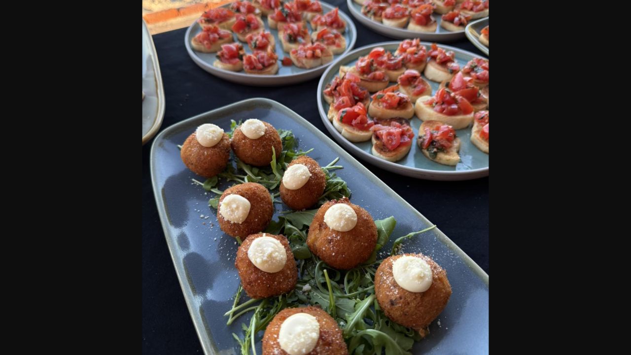 A selection of freshly prepared Impasto canapés